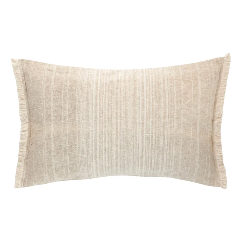 Oliver Ombre Natural Decorative Pillow, 16" x 24"