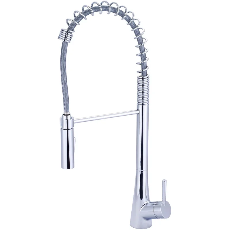 Olympia Faucets - i2 Collection - Single Handle Pre-Rinse Spring Pull-Down Kitchen Faucet (K-5015)