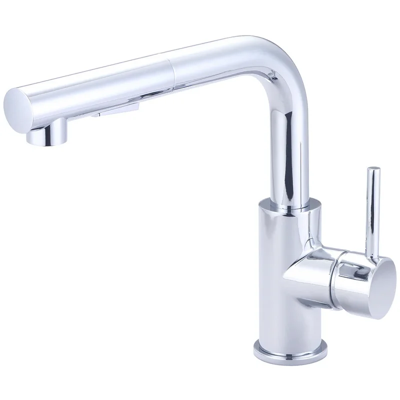 Olympia Faucets - i2v Collection - Single Handle Pull-Out Kitchen Faucet (K-5085)
