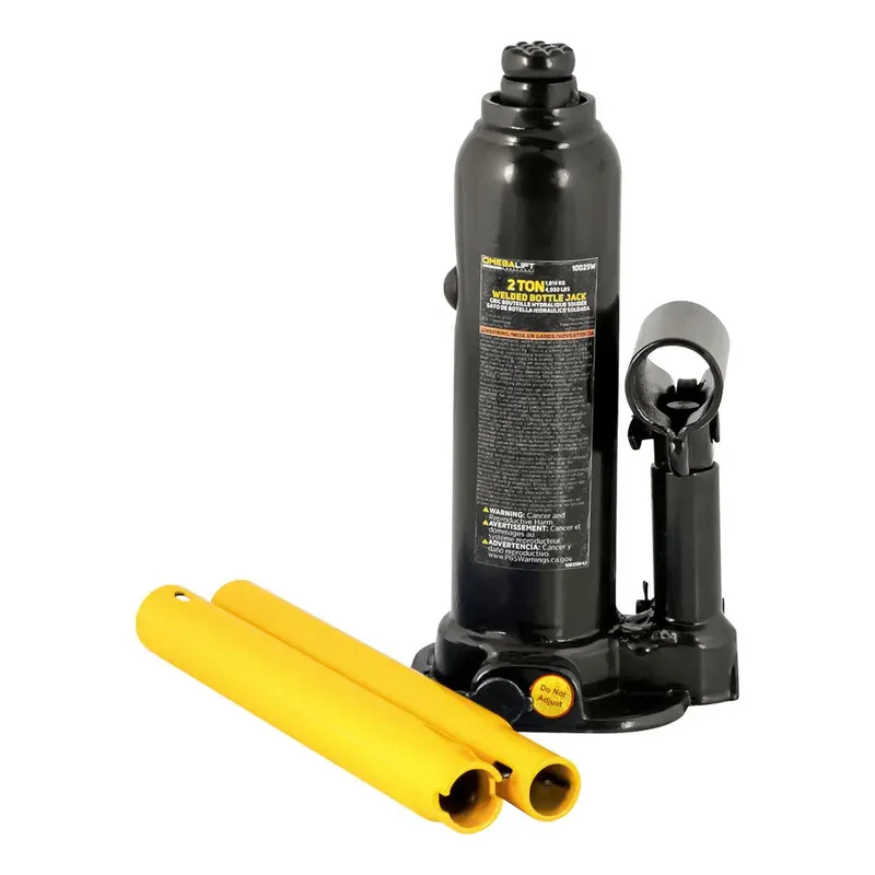Omega 2 Ton Side Pump Bottle Jack w/ Welded Base - 10025W