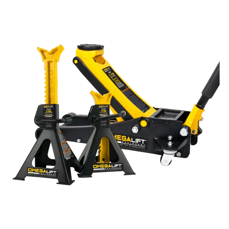 Omega 25055B 2.5-Ton Floor Jack & 3-Ton Jack Stand Combo