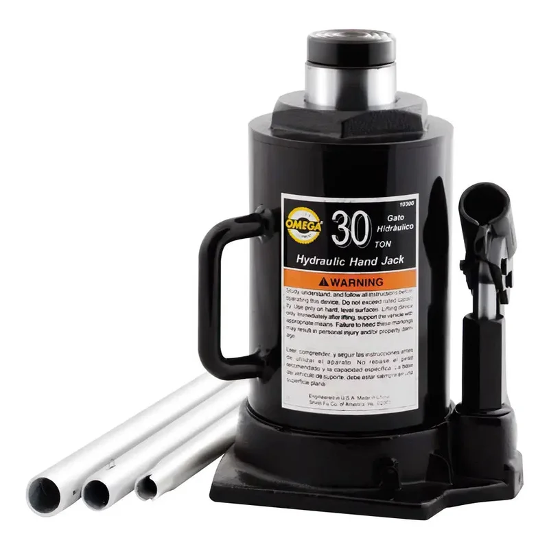 Omega 30 Ton Manual Bottle Jack (Side Pump) - 10300