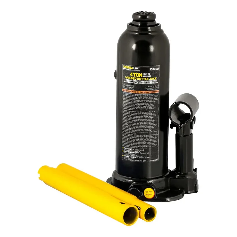 Omega 4 Ton Side Pump Bottle Jack w/ Welded Base - 10045W