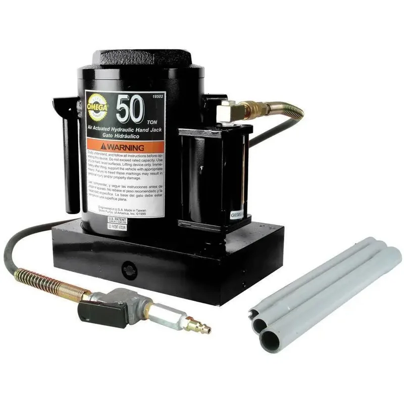 Omega 50 Ton Air/Hydraulic Bottle Jack - 18502