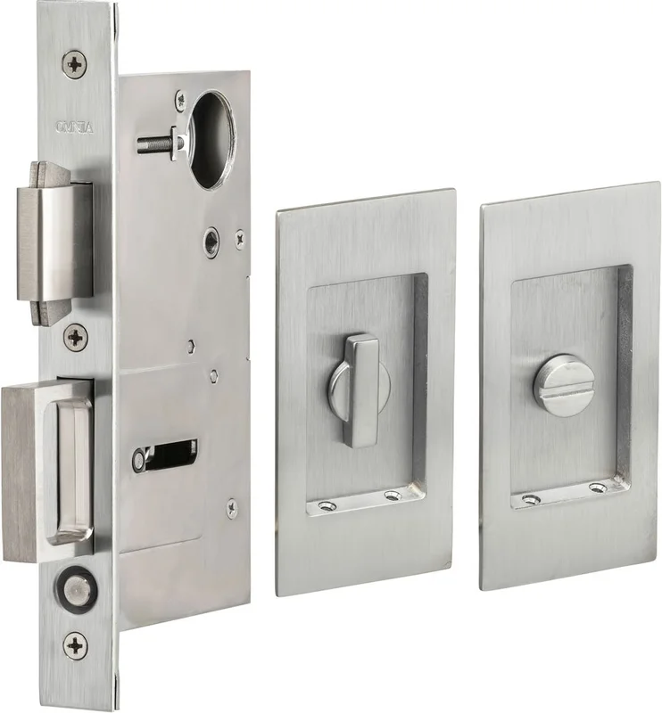 Omnia - 7036 Mortise Pocket Door Locks