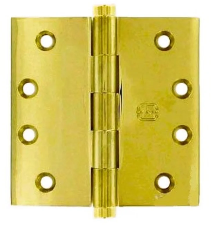 Omnia - Hinges - 985 Solid Brass Plain Bearing Hinge (Each)