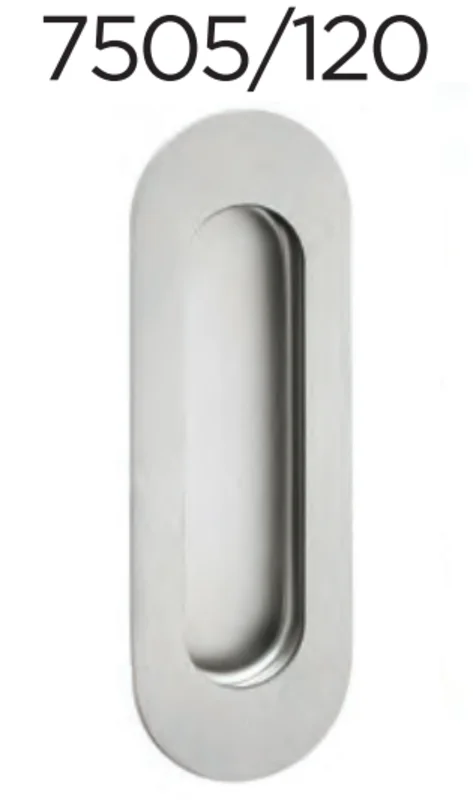 Omnia - Stainless Steel - 7505 Modern Oval Flush Cup