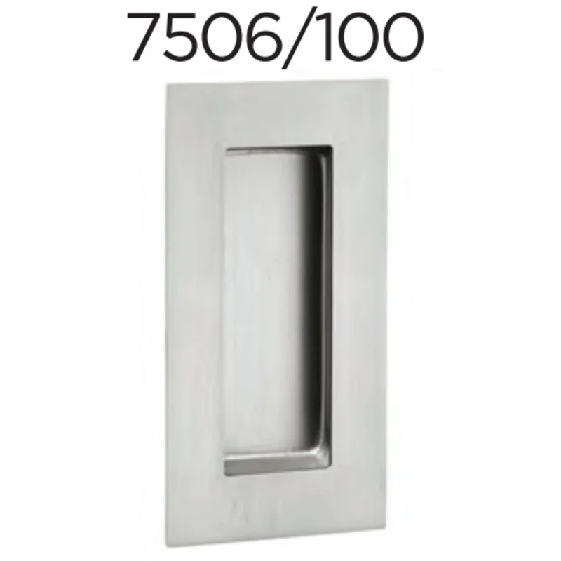 Omnia - Stainless Steel - 7506 Modern Rectangular Flush Cup