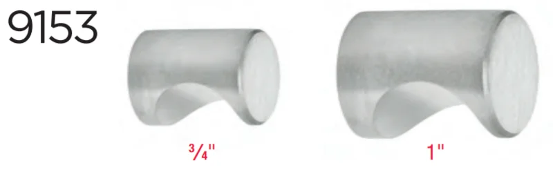 Omnia - Stainless Steel - 9153 Cabinet Knob