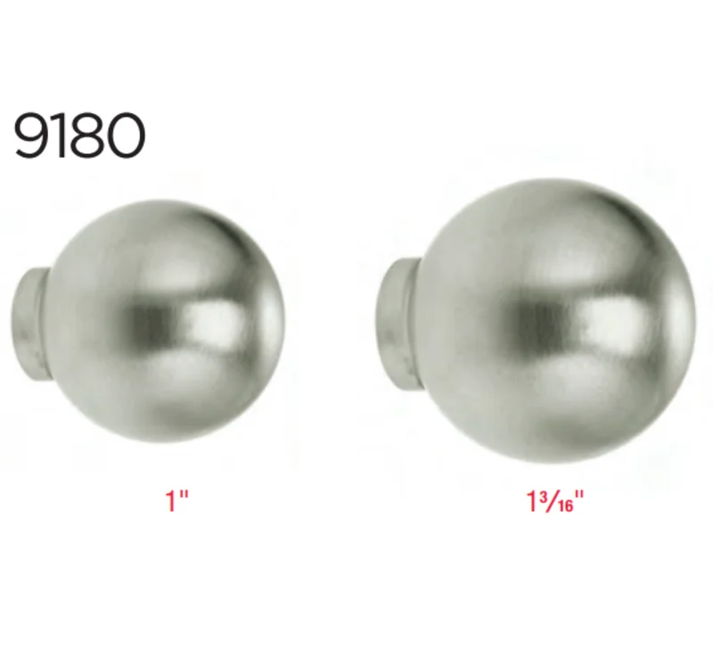 Omnia - Stainless Steel - 9180 Cabinet Knob