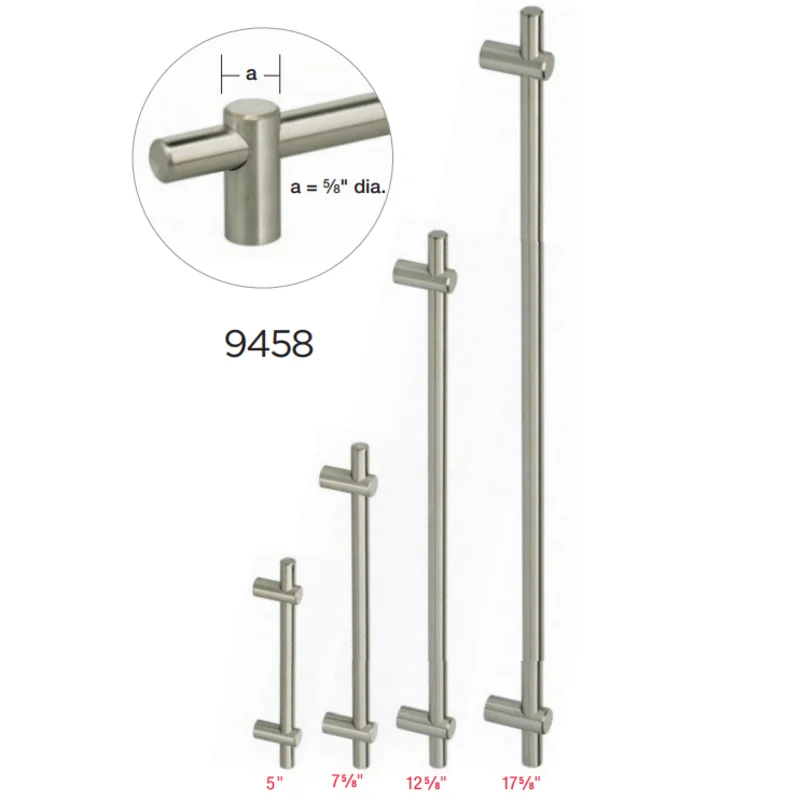 Omnia - Stainless Steel - 9458 Cabinet Pull