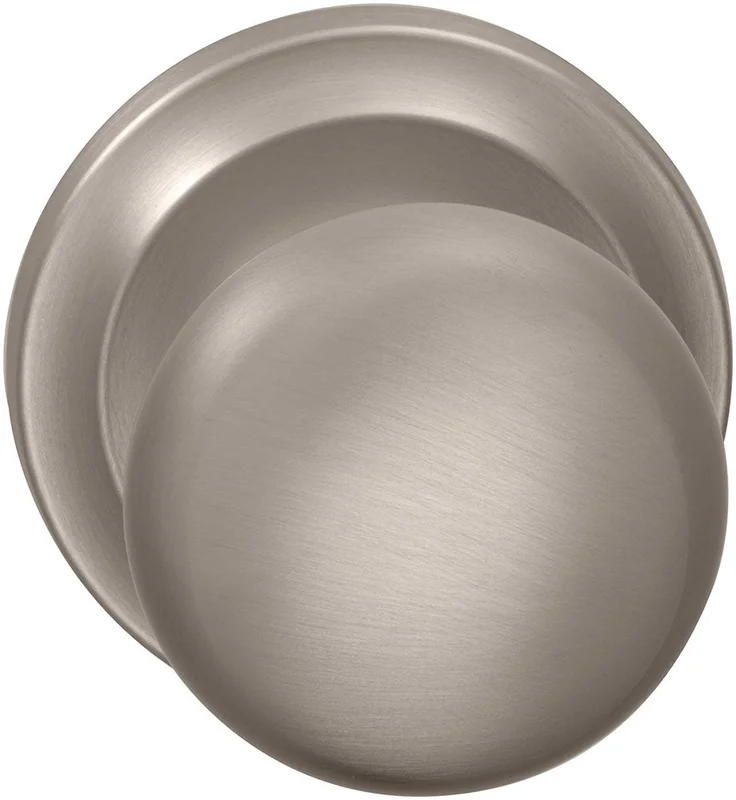 Omnia Style #442 Traditions Solid Brass Knob (with 671 Rose)