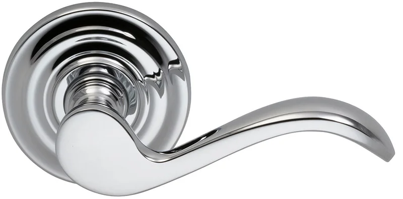 Omnia Style #895 Prodigy Solid Brass Door Lever