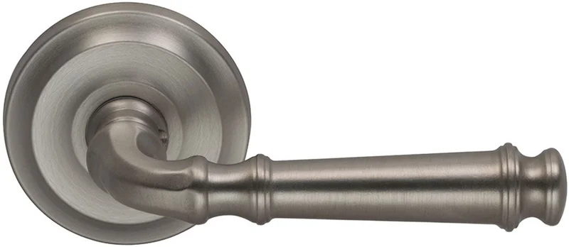 Omnia Style #904 Traditions Solid Brass Door Lever (with 671 Rose)