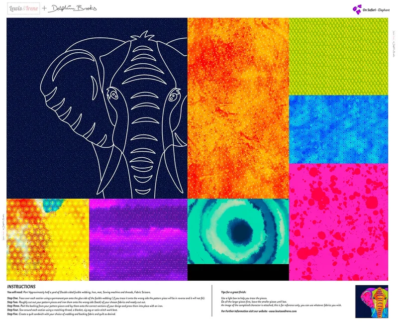 ON SAFARI: Elephant-Panel