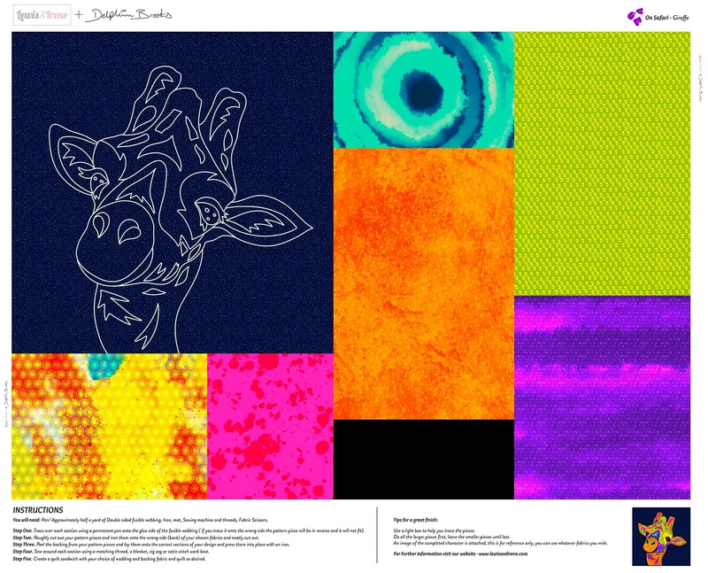 ON SAFARI: Giraffe-Panel