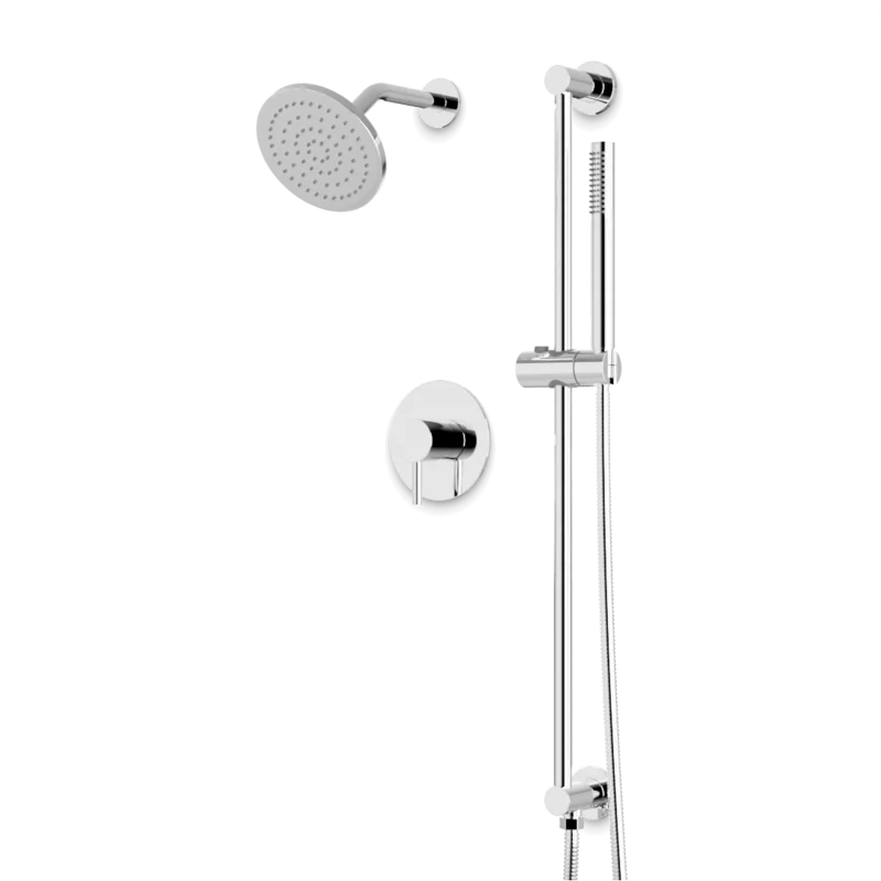 Opera 2-Way Pressure Balance Shower Trim Kit with Hand Shower on Integrated Slide Bar