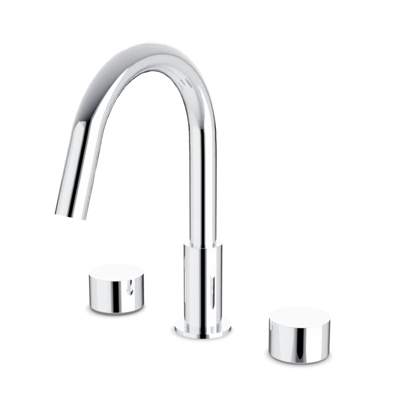 Opera 8" Widespread Bathroom Faucet With Disc Handles