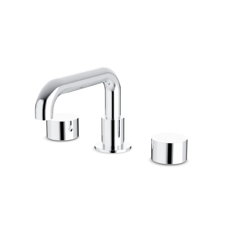 Opera 8" Widespread Bathroom Faucet With Low Spout & Disc Handles
