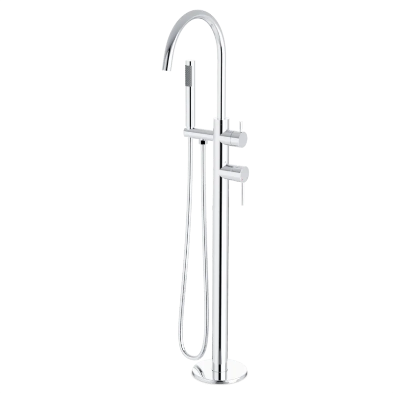 Opera Floor Mount Tub Filler Trim Kit with Hand Shower