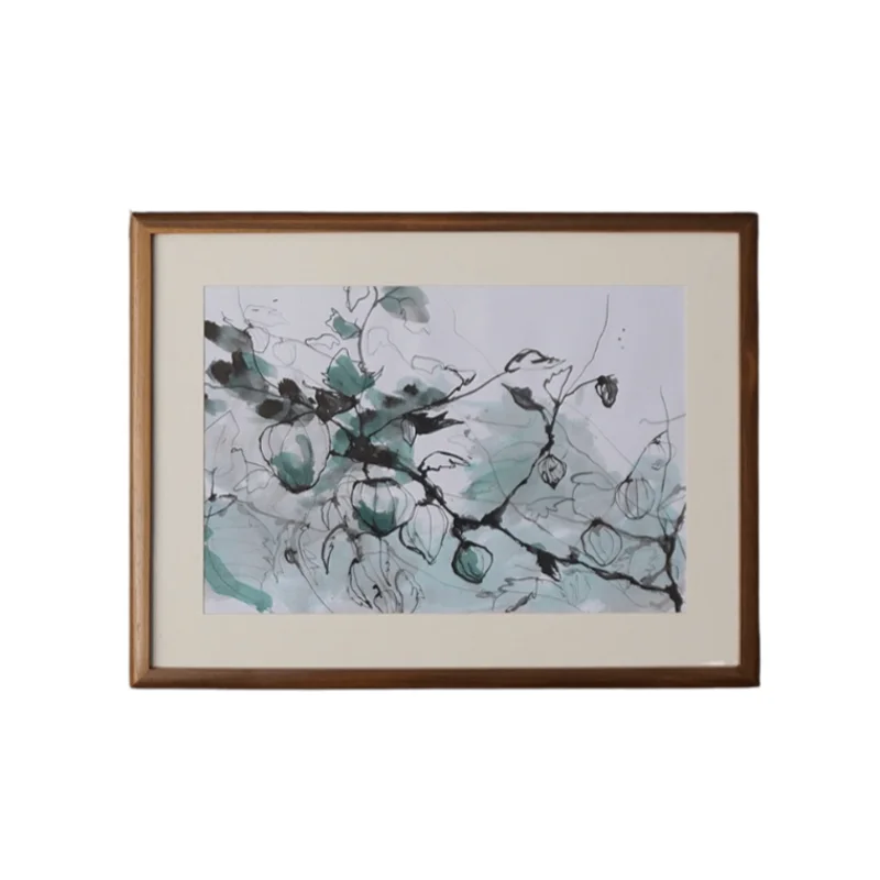 Original Ink Painting on Paper by Ramadhyan - S4, 22" x 17"