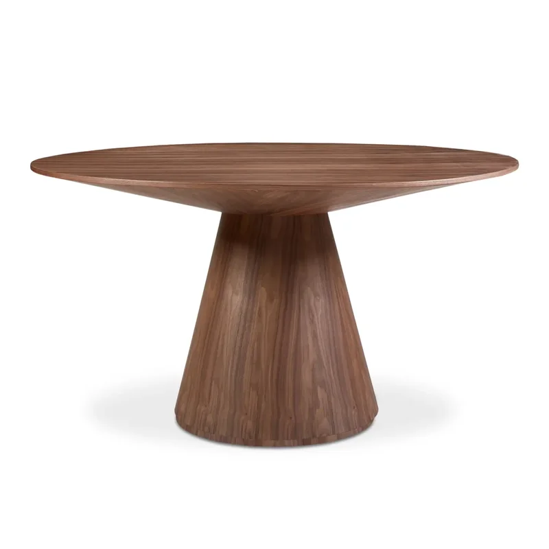 Otago Round Dining Table - Walnut, 54" Dia