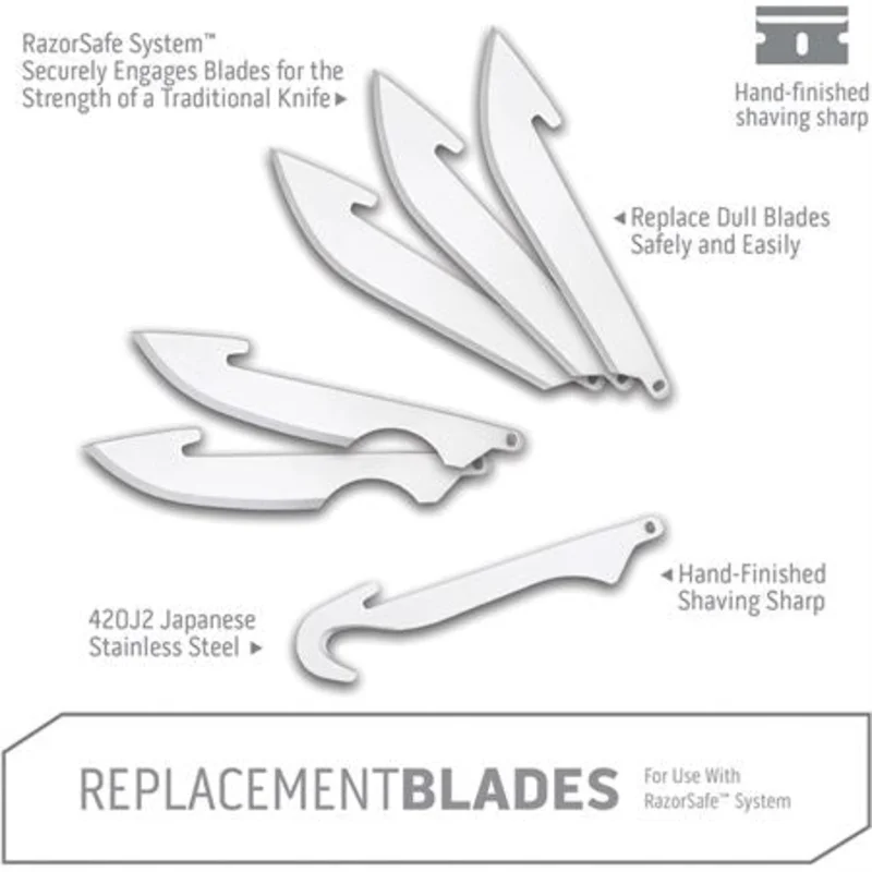 Outdoor Edge 6pk 3.0" Combo Blade Set