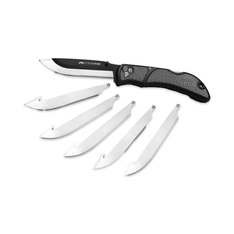 Outdoor Edge Gray 3.5" Razor-EDC Lite (6 Blades)