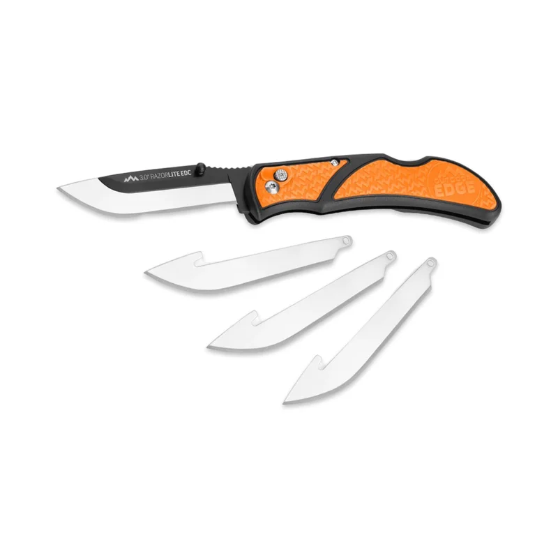 Outdoor Edge Orange 3.0" Razor-EDC Lite