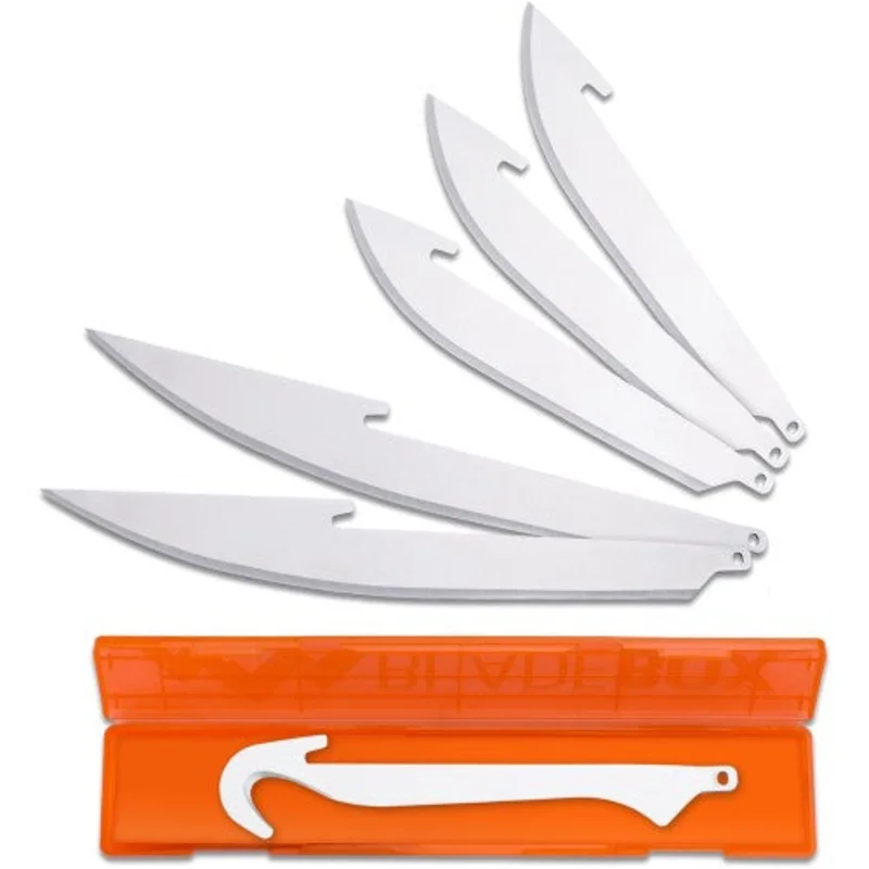 Outdoor Edge Razor Safe Combo Blade Set - 1 Gut, 2 Bone, 3 Drop Point