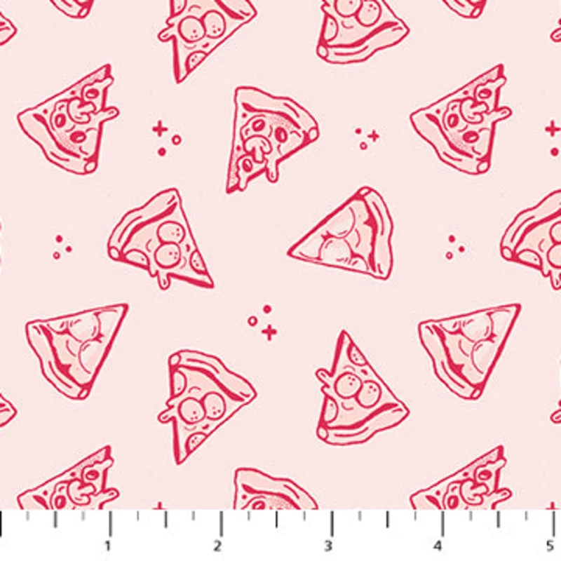 OVEN FRESH: Slice-Pink (1/4 Yard)