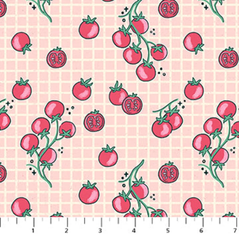 OVEN FRESH: Tomato-Pink (1/4 Yard)