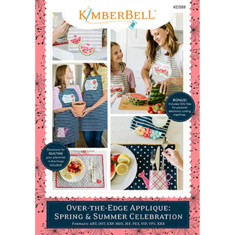 Over The Edge: Spring and Summer Celebration Embroidery Design CD