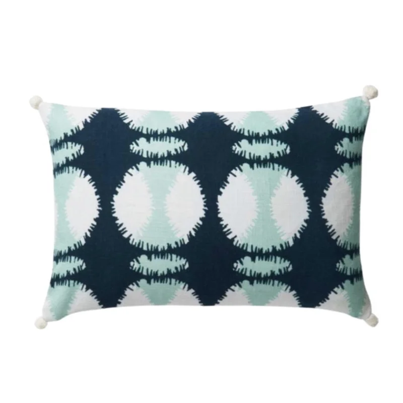P0480 Teal/White, 13" x 21"