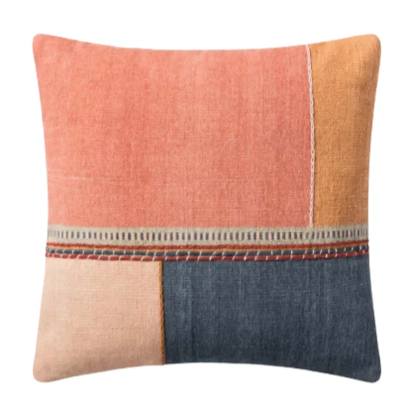 P1154 MH Multi, 22" x 22", Magnolia Home by Joanna Gaines Loloi