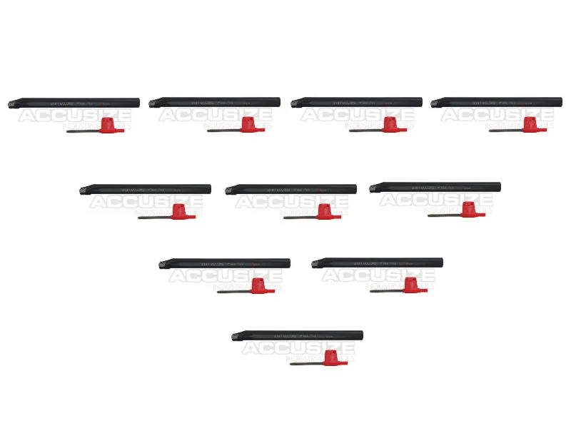 P252-S401x10, 10 Pcs 3/8x6" RH SCLCR Indexable Boring Bar Tool Holder w/ Insert
