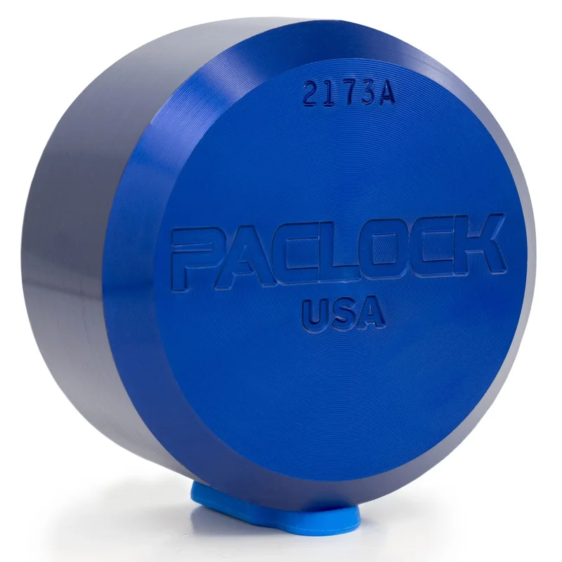 Paclock 2173A Puck Lock Hidden Shackle Aluminum Flat Back