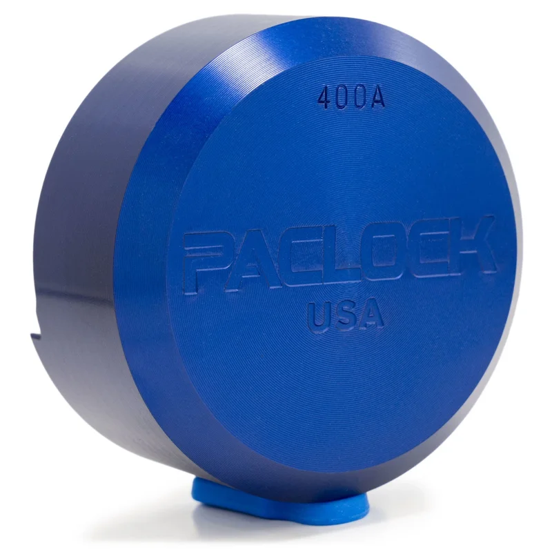 Paclock 400A Puck Lock Hidden Shackle Aluminum Stepped Back
