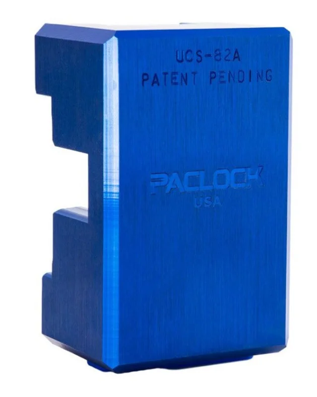 Paclock UCS-82A Hidden Shackle Aluminum Container Door Lock Blue