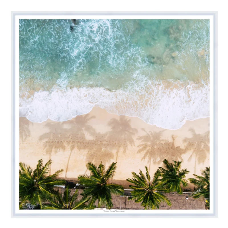 Palm Lined Paradise, 42" x 42"