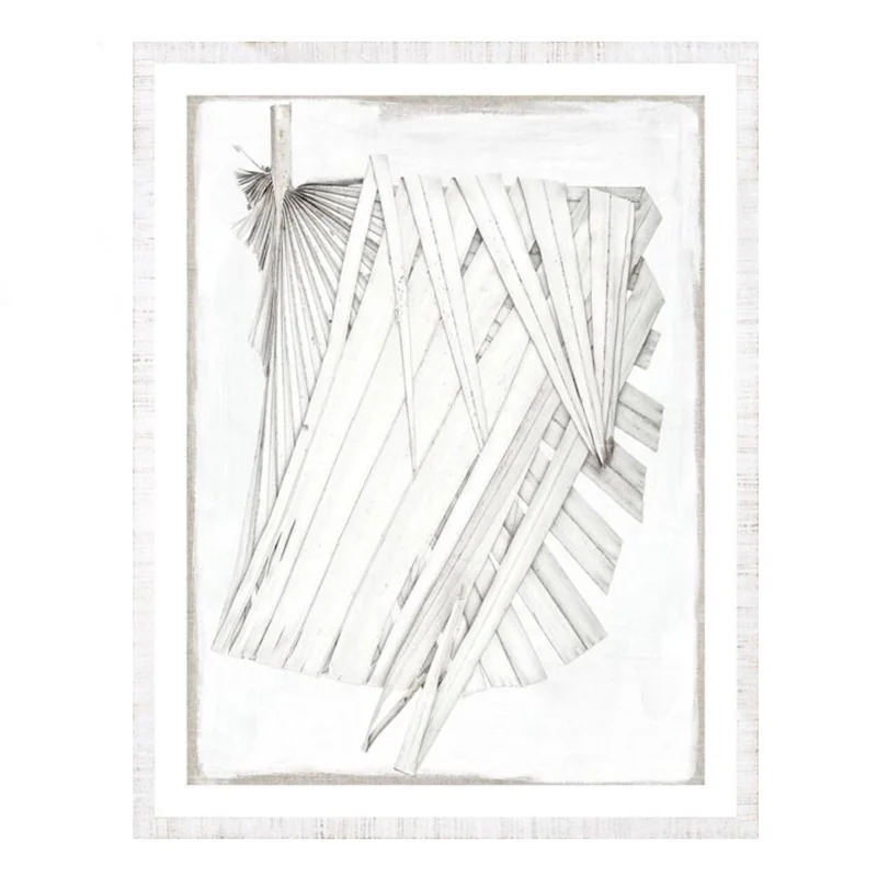 Palm Pressings II - Oyster, 29" x 37"