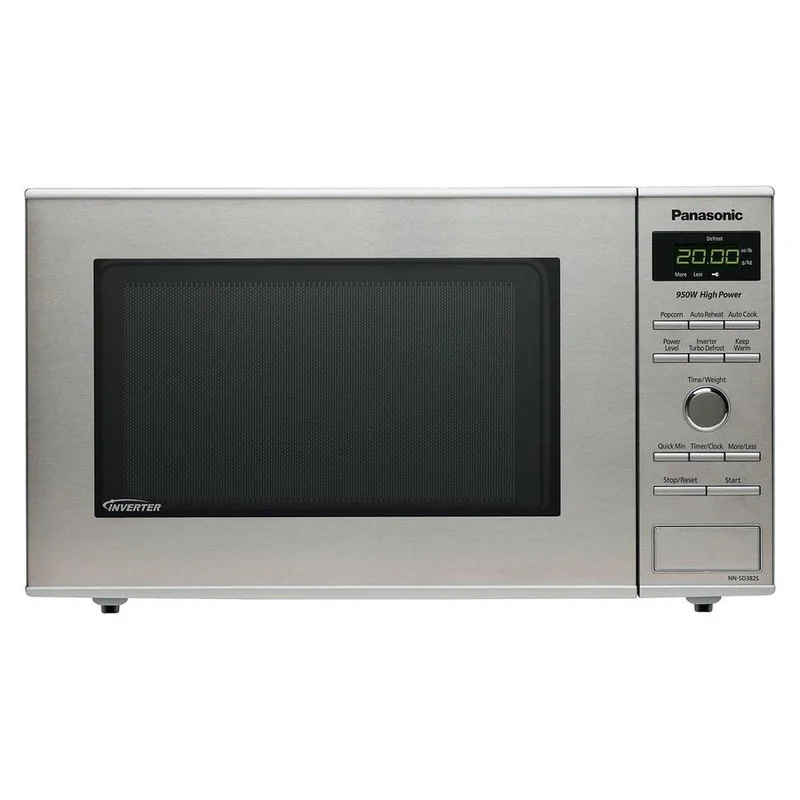 Panasonic - 0.8 cu. Ft  Counter top Microwave in Stainless - NNSD382S Stainless