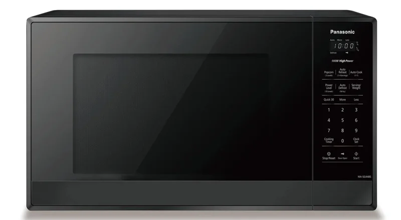 Panasonic - 0.9 cu. Ft  Counter top Microwave in Black - NNSG448SC Black