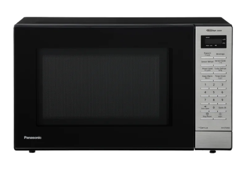 Panasonic - 1.2 cu. Ft Counter top Microwave in Black - NNST68QSC Black