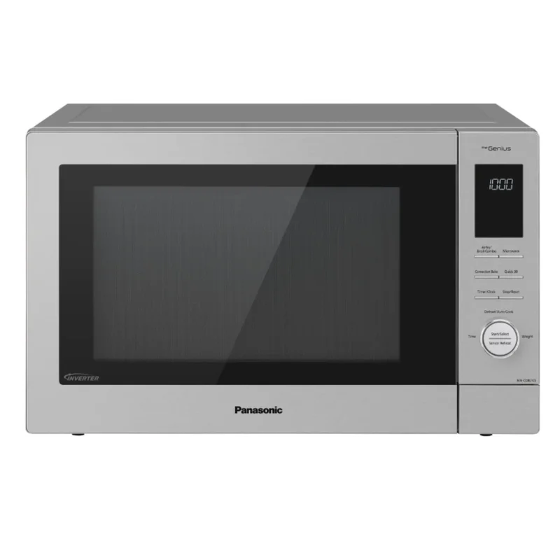 Panasonic - 1.2 cu. Ft Counter top Microwave in Stainless - NNCD87KSC Stainless