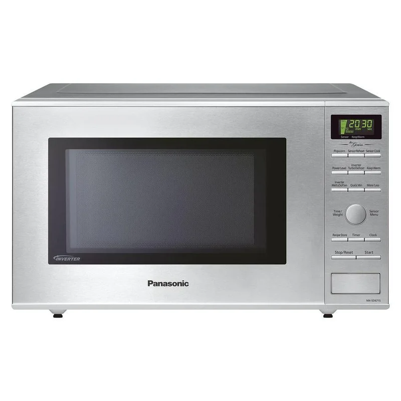 Panasonic - 1.2 cu. Ft Counter top Microwave in Stainless - NNSD671SC Stainless