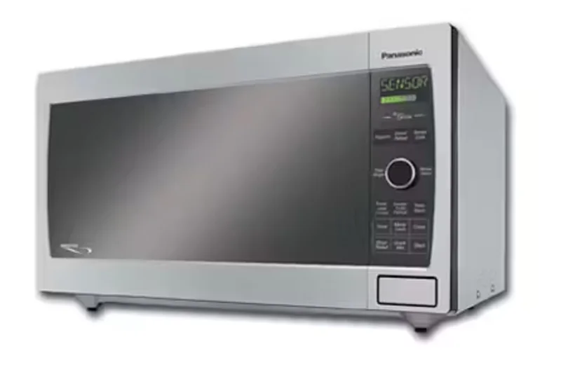 Panasonic - 1.2 cu. Ft Counter top Microwave in Stainless - NNT695S Stainless
