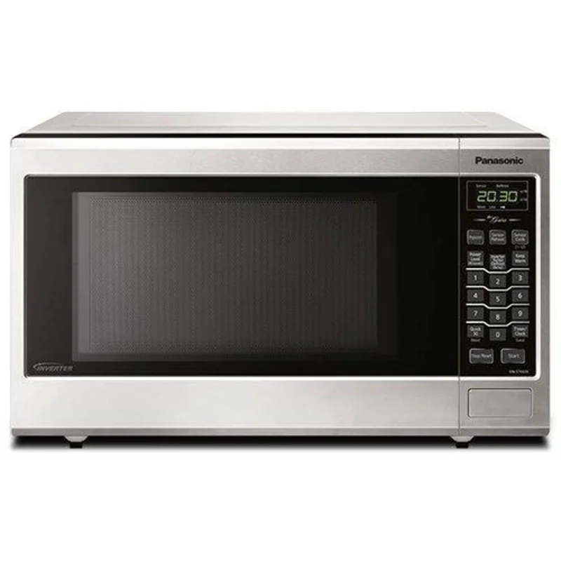 Panasonic - 1.2 cu. Ft Counter top Microwave in Stainless steel - NNST681SC Stainless