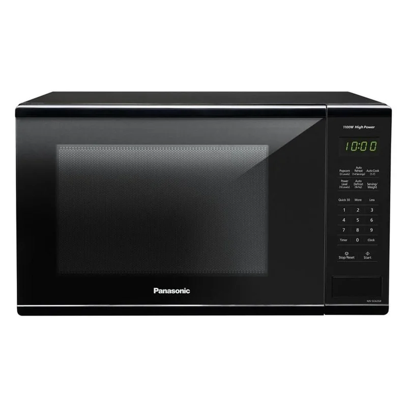 Panasonic - 1.3 cu. Ft Counter top Microwave in Black - NNSG626B Black