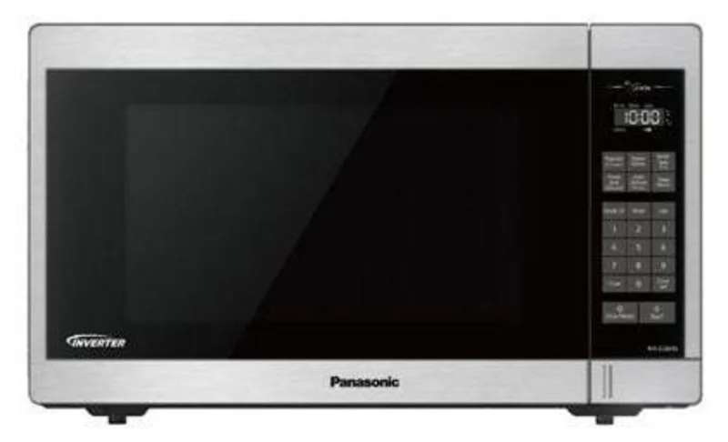 Panasonic - 1.3 cu. Ft Counter top Microwave in Stainless - NNSC669S Stainless